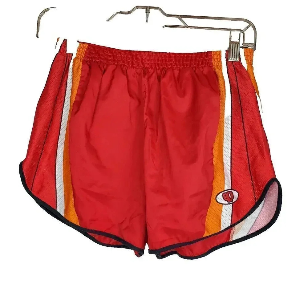 Women's PEARL‎ IZUMI 70's Stripe Non-Padded Cycling Shorts Tech Wear SZ M Medium